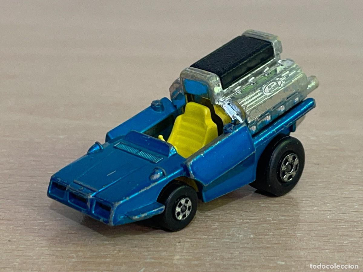 Coches a escala Matchbox: 125- Matchbox Lesney Superfast Tyre Fryer coche azul Ref. N&ordm; 42 a&ntilde;o 1972 Made in England die-cast