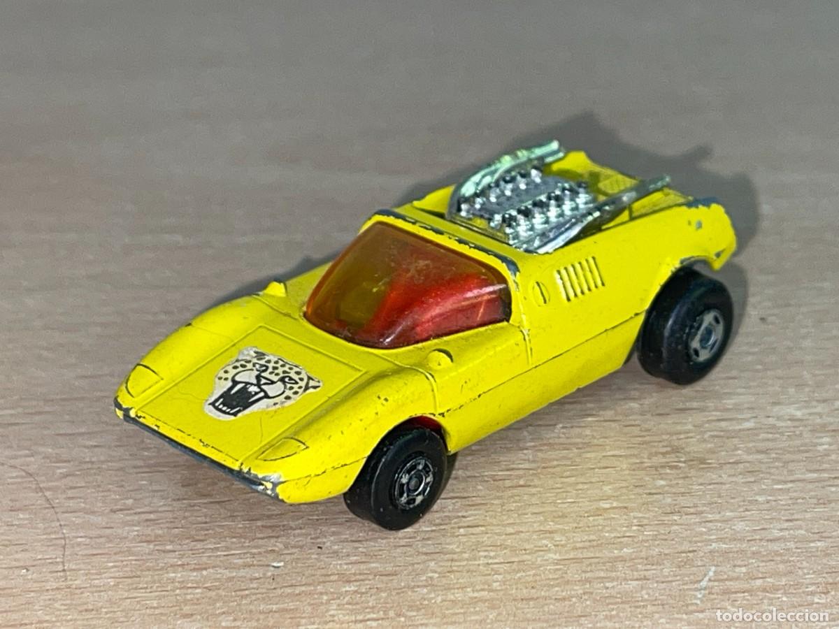 Coches a escala Matchbox: 127- Matchbox Lesney Superfast Mod Rod coche amarillo Ref. N&ordm; 1 a&ntilde;o 1971 Made in England die-cast