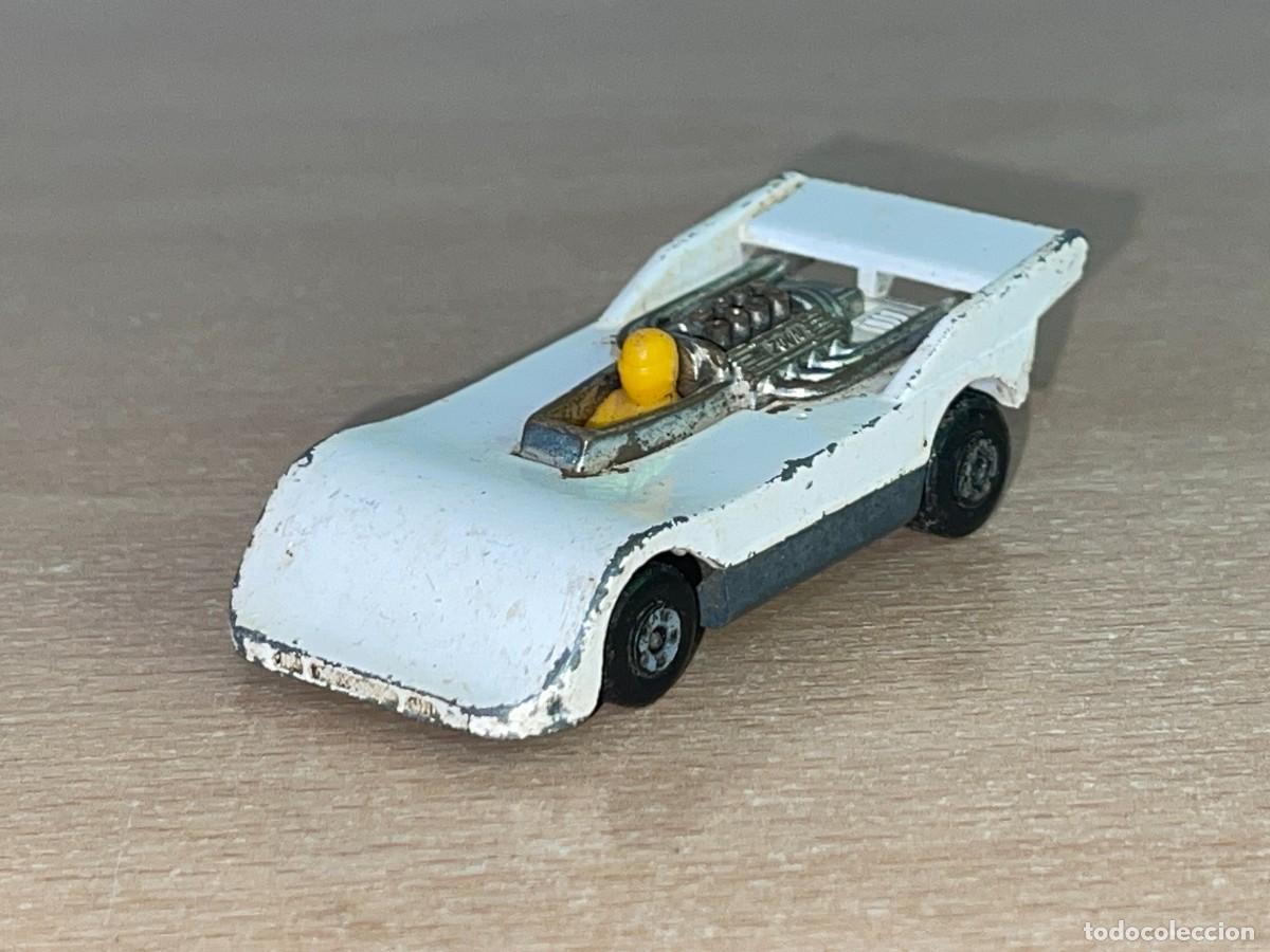 Coches a escala Matchbox: 129- Matchbox Lesney Superfast Hi Tailer coche blanco Ref. N&ordm; 56 a&ntilde;o 1974 Made in England die-cast