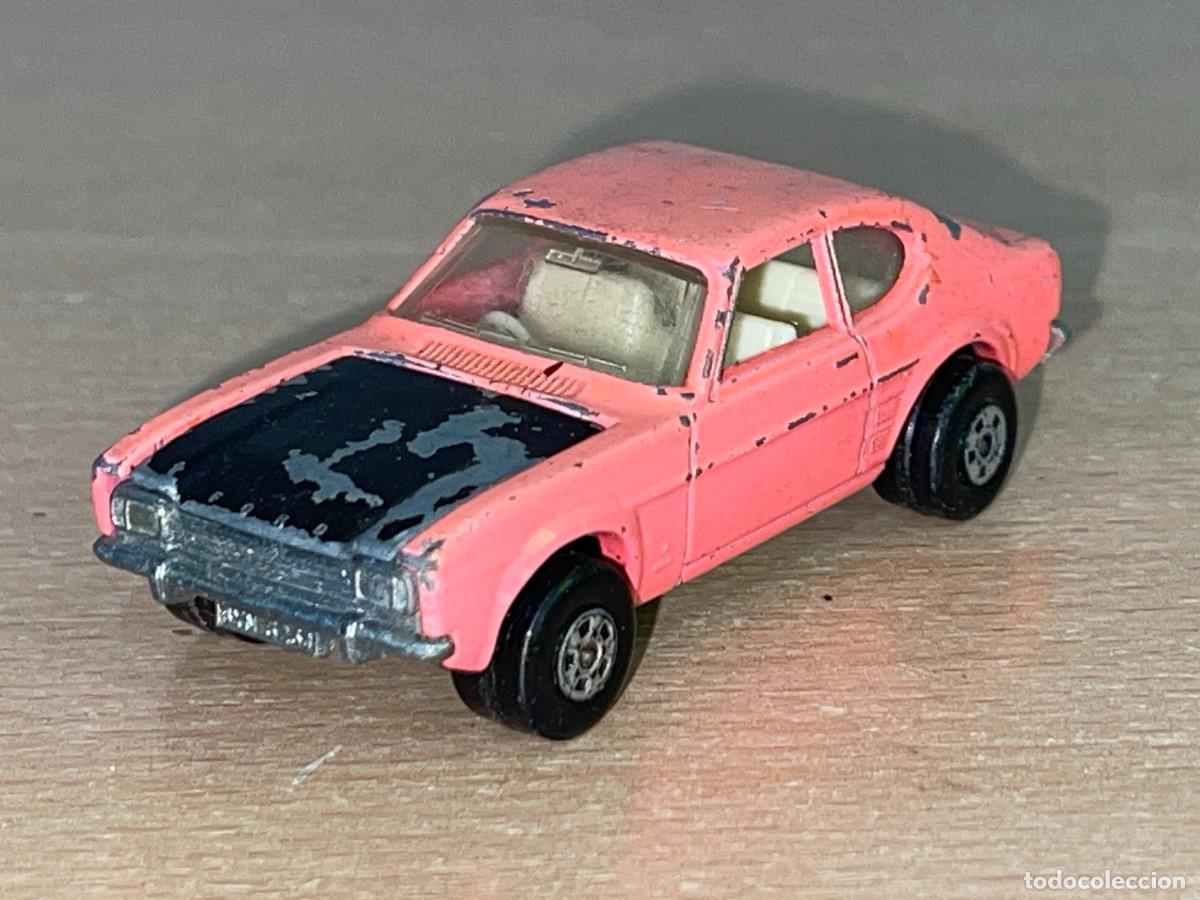 Coches a escala Matchbox: 135- Matchbox Lesney Superfast Ford Capri coche rosa Ref. N&ordm; 54 a&ntilde;o 1970 Made in England die-cast