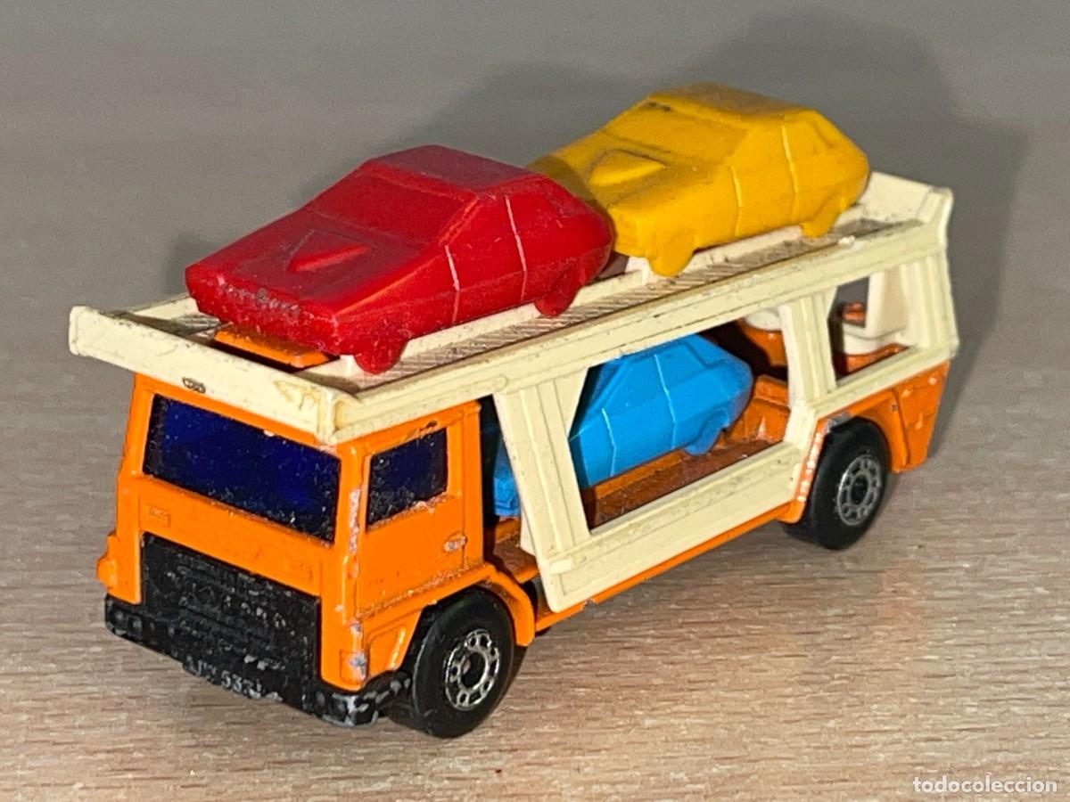 Coches a escala Matchbox: 144- Matchbox Lesney Superfast Bedford Car Transporter cami&oacute;n portacoches N&ordm; 11 1978 Made in England