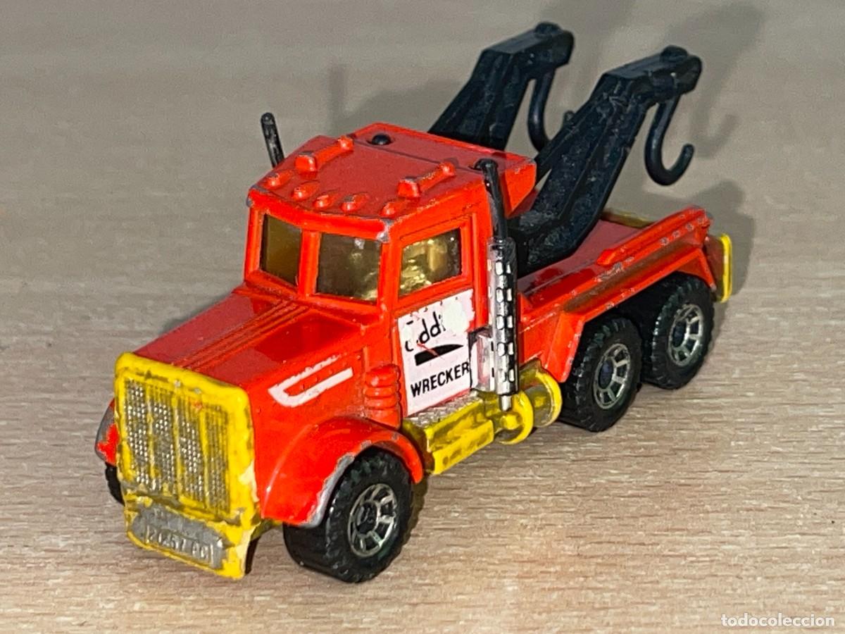 Coches a escala Matchbox: 146- Matchbox Lesney Peterbilt Wrecker Truck cami&oacute;n gr&uacute;a N&ordm; 80 1981 Made in England die-cast metal