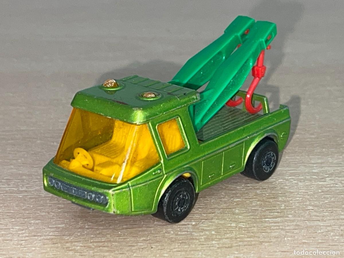 Coches a escala Matchbox: 147- Matchbox Lesney Superfast Toe Joe cami&oacute;n gr&uacute;a N&ordm; 74 1972 Made in England die-cast metal