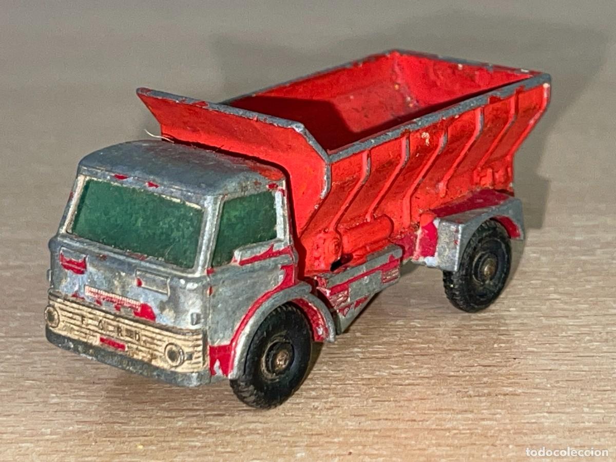 Coches a escala Matchbox: 156- Matchbox Lesney Grit Spreading Truck antiguo Cami&oacute;n carga de arena N&ordm;70 a&ntilde;os 60 Made in England