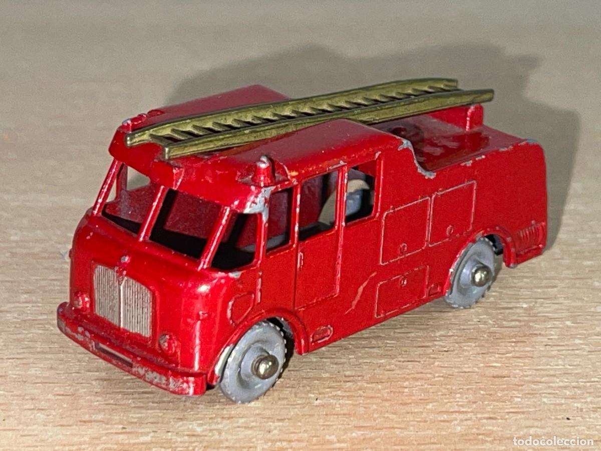 Coches a escala Matchbox: 159 Matchbox Lesney Merryweather Marquis Series III Fire Engine bomberos N&ordm;9 a&ntilde;os 60 Made in England