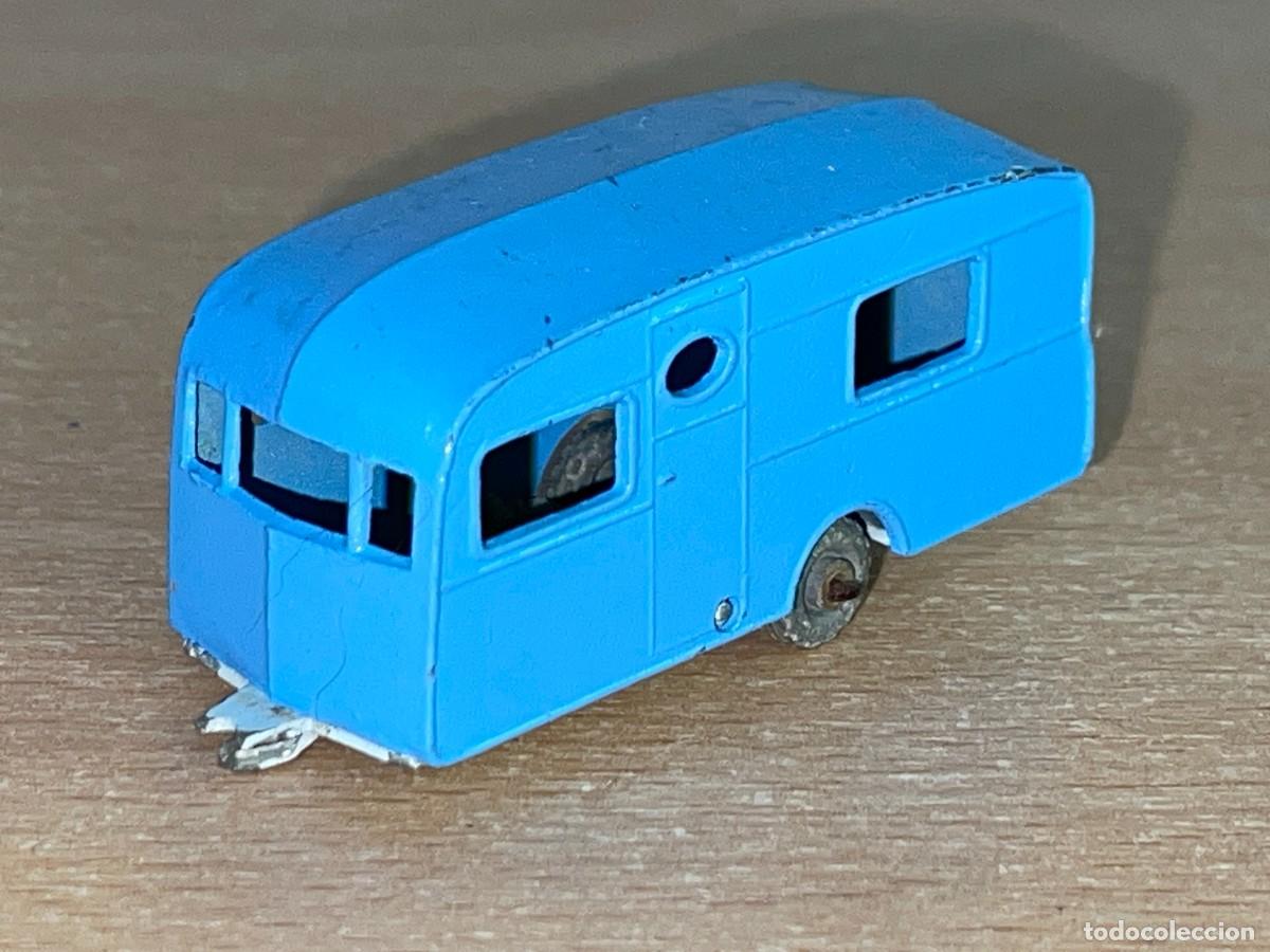 Coches a escala Matchbox: 160- Matchbox Lesney Berkeley Cavalier 2GMW Caravan caravana azul roulotte N&ordm;23 a&ntilde;os 60 Made England
