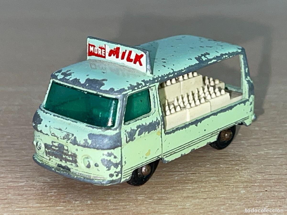Coches a escala Matchbox: 163- Matchbox Lesney Commer Bottle Float Milk Van repartidora leche N&ordm;21 a&ntilde;os 60 Made in England