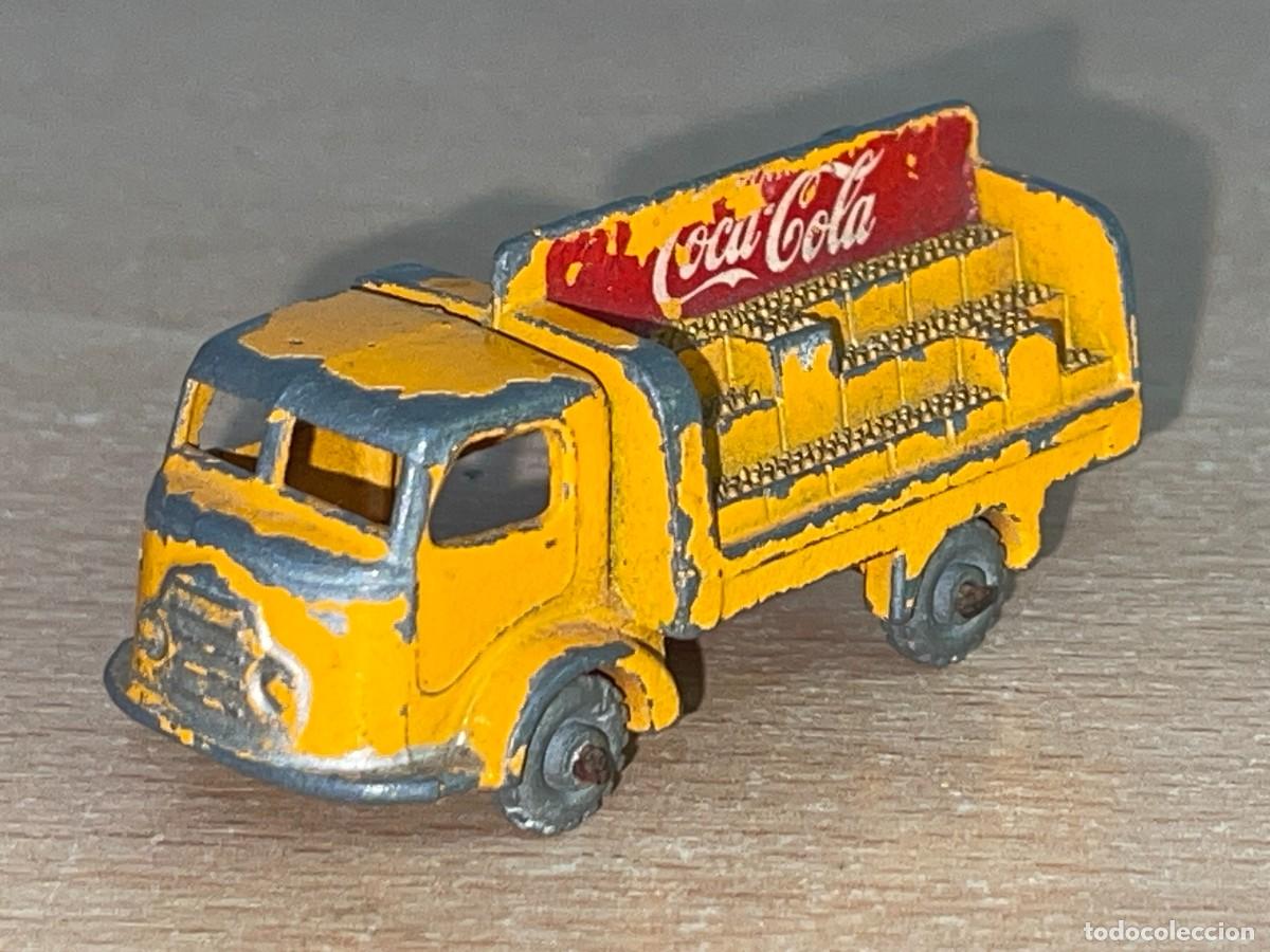 Coches a escala Matchbox: 164 Matchbox Lesney Moko Karrier Bantam 2 Ton Coca-Cola antiguo Cami&oacute;n N&ordm; 37 a&ntilde;os 50 Made in England
