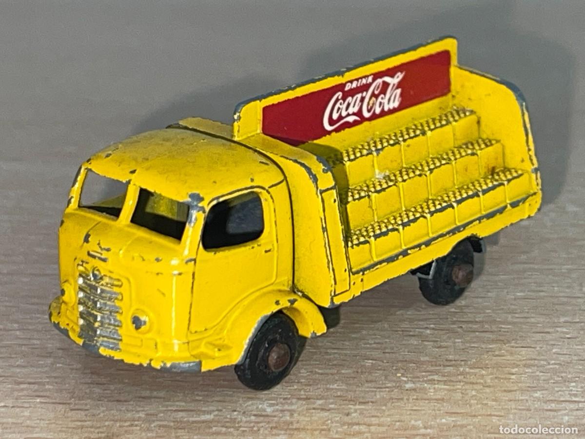 Coches a escala Matchbox: 165 Matchbox Lesney Moko Karrier Bantam 2 Ton Coca-Cola antiguo Cami&oacute;n N&ordm; 37 a&ntilde;os 60 Made in England