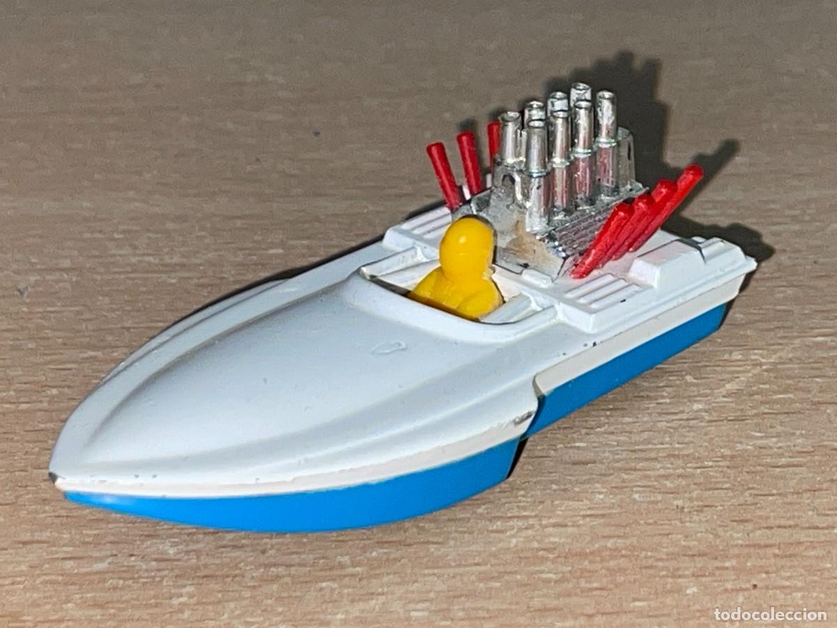 Coches a escala Matchbox: 166- Matchbox Lesney Superfast Seafire boat lancha fuera borda N&ordm; 5 a&ntilde;o 1975 Made in England diecast