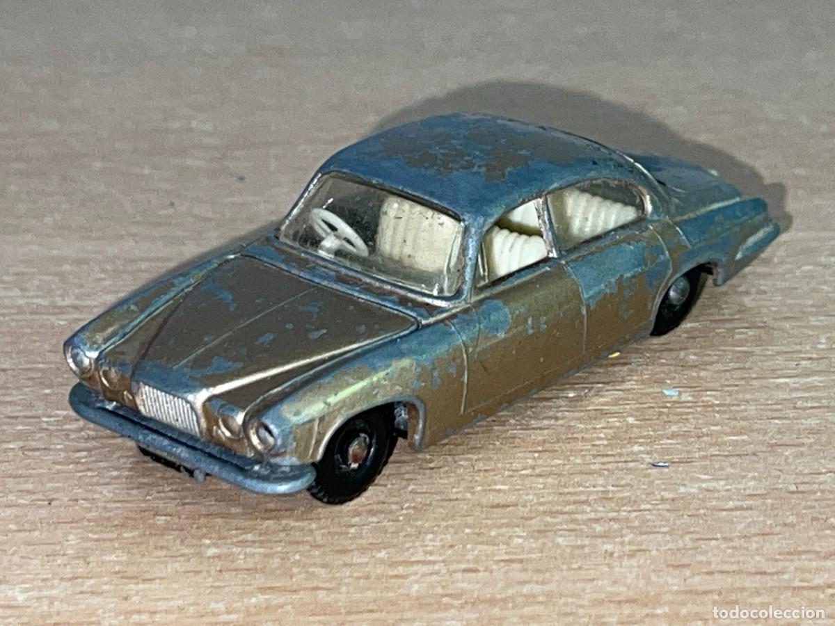 Coches a escala Matchbox: 174- Matchbox Lesney Jaguar MK 10 antiguo coche N&ordm; 28 a&ntilde;os 60 Made in England die-cast metal