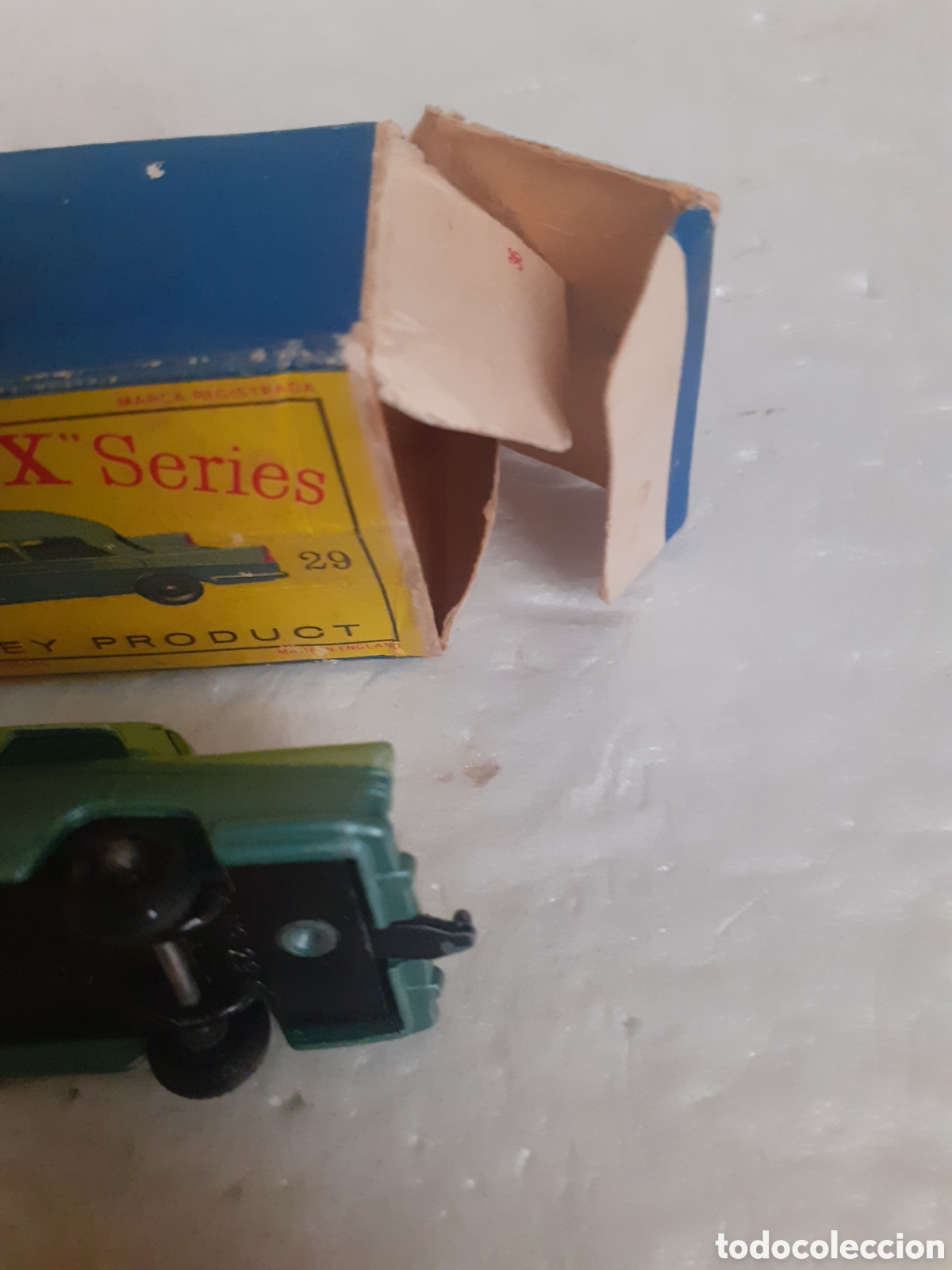 Coches a escala Matchbox: MATCHBOX LESNEY AUSTIN CAMBRIDGE BICOLOR EN CAJA REF 29 - Foto 6