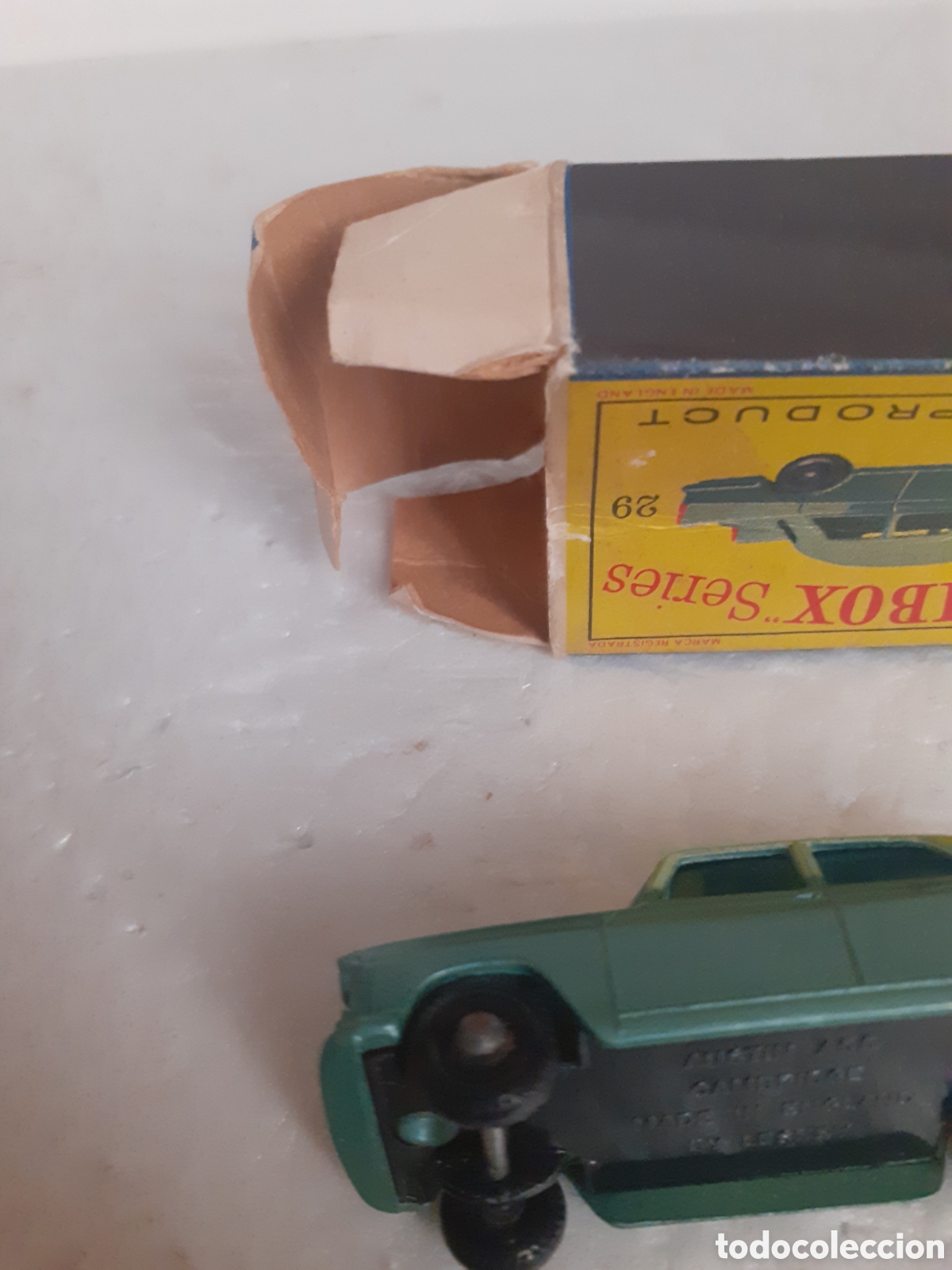 Coches a escala Matchbox: MATCHBOX LESNEY AUSTIN CAMBRIDGE BICOLOR EN CAJA REF 29 - Foto 7