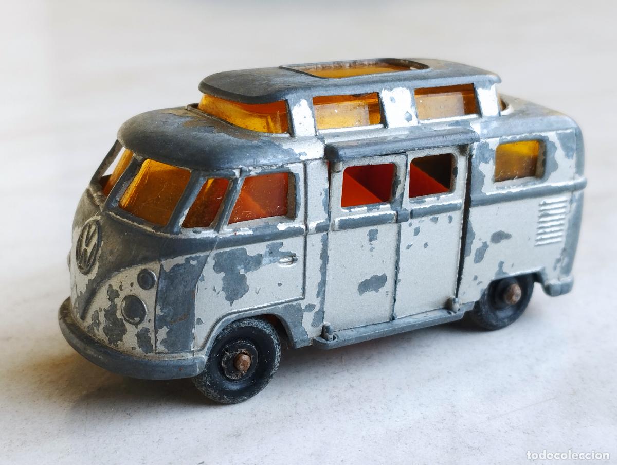 Voitures miniatures Matchbox: MATCHBOX LESNEY SERIES N&ordm; 34 VOLKSWAGEN TRANSPORTER T1 CALIFORNIA CAMPER A&Ntilde;OS 60 1,64