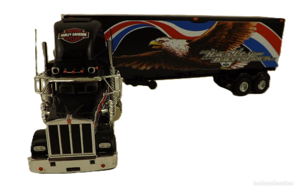 Coches a escala Matchbox: Matchbox Ultra Trailer Harley Davidson - Foto 3