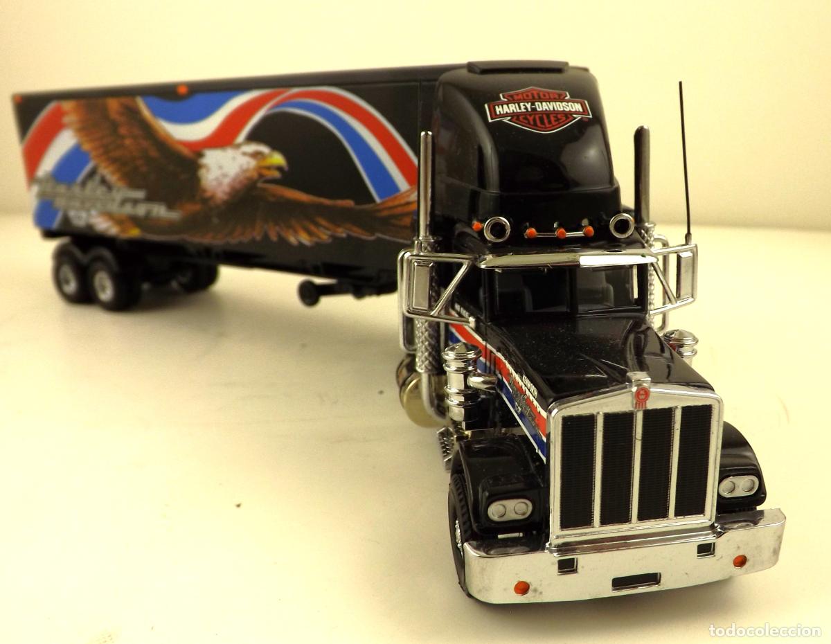 Coches a escala Matchbox: Matchbox Ultra Trailer Harley Davidson - Foto 7