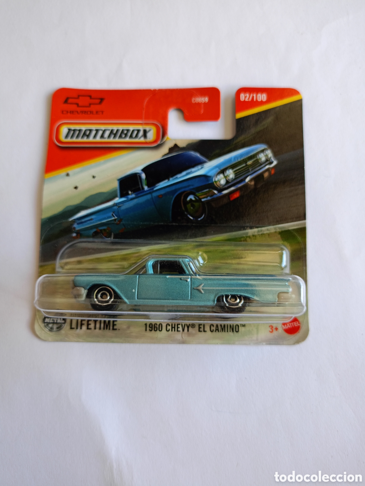 Carros em escala Matchbox: Matchbox 1960 Chevy El Camino 02/100