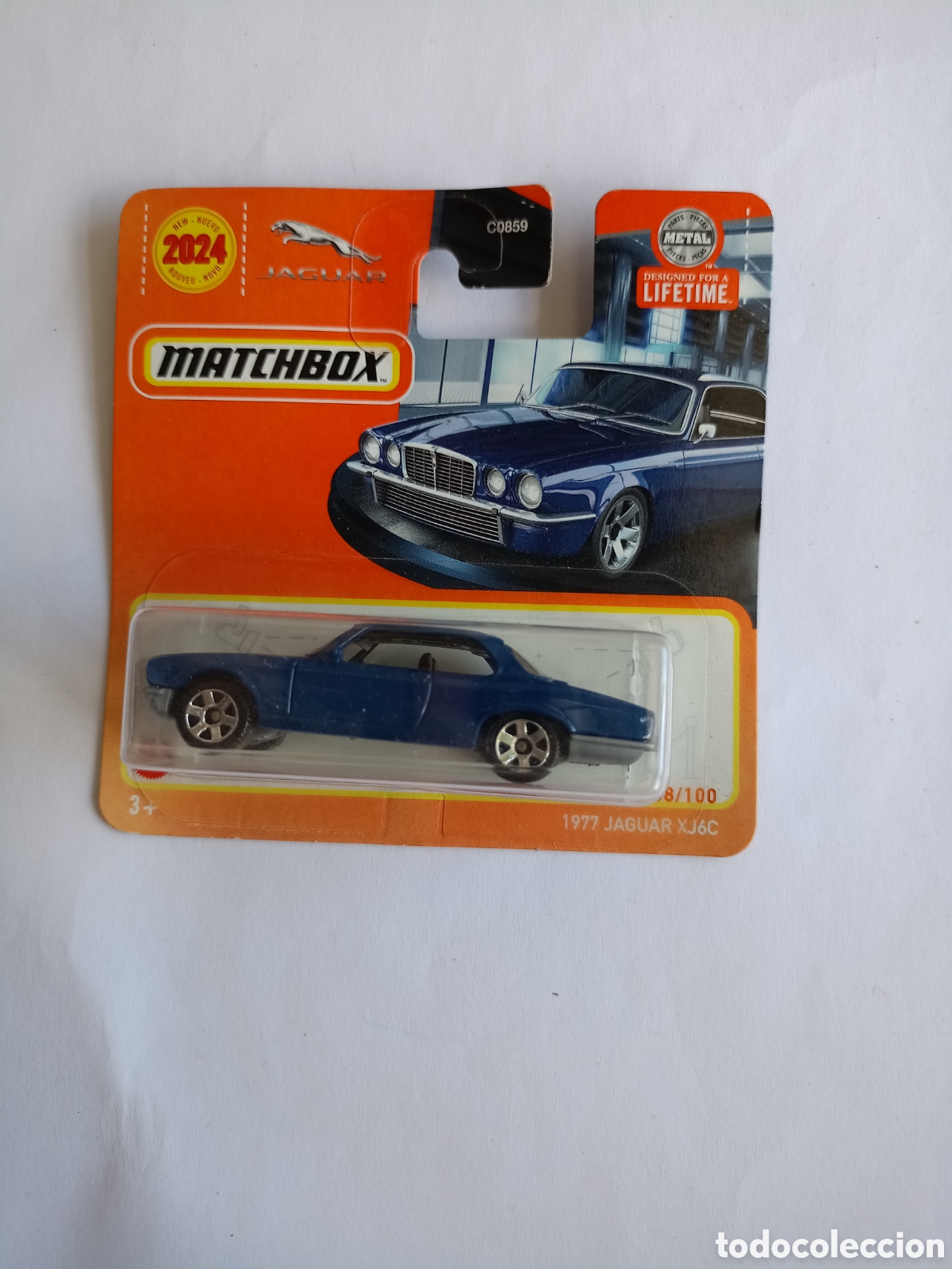 Carros em escala Matchbox: Matchbox Jaguar XJ6C 1977, Blue 58/100