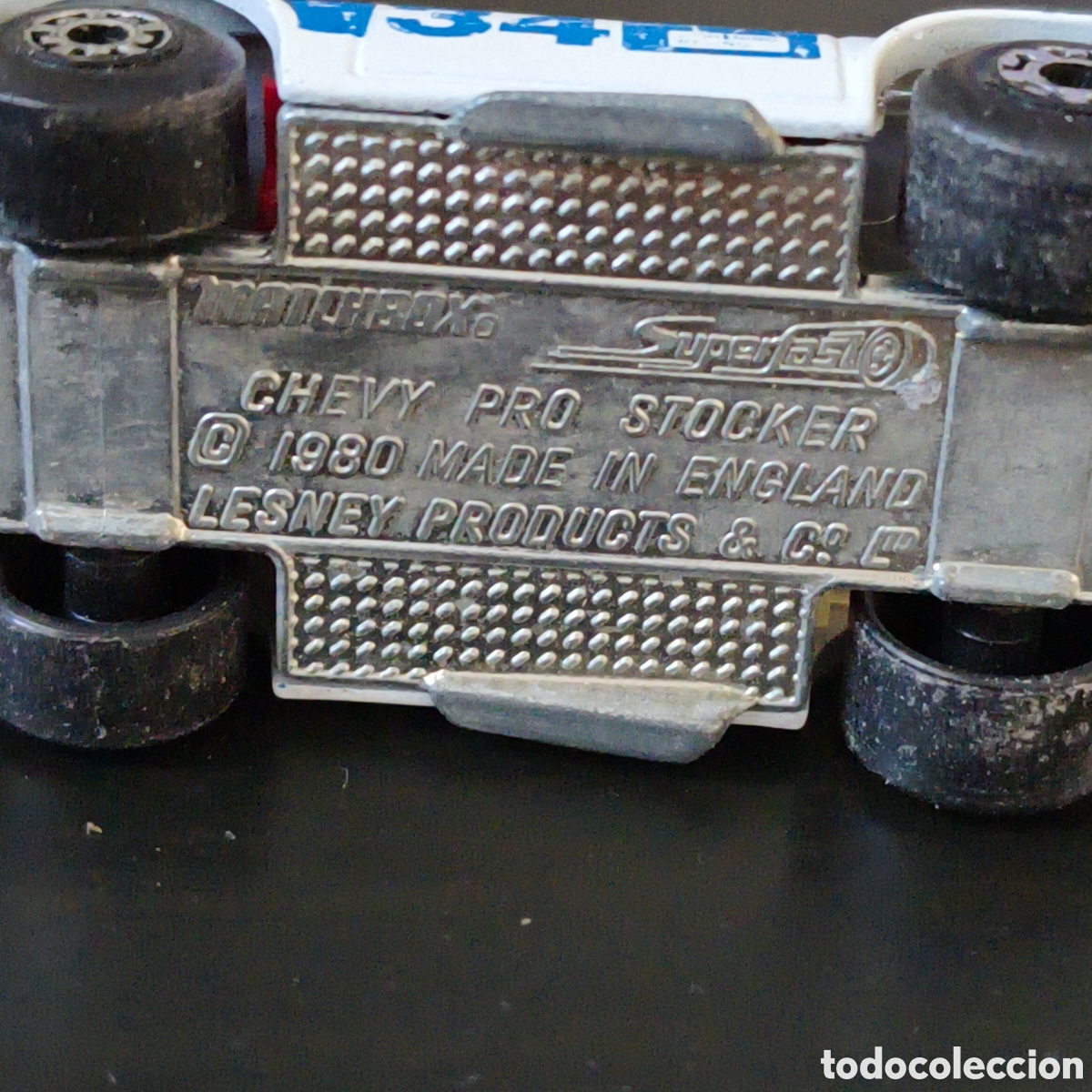 Coches a escala Matchbox: Matchbox Superfast N&ordm; 34C Chevy Pro Taburete Blanco &rdquo;34&rdquo; Excelente - Foto 6