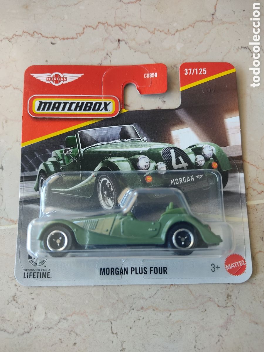 Coches a escala Matchbox: MATCHBOX MORGAN PLUS FOUR 37/125