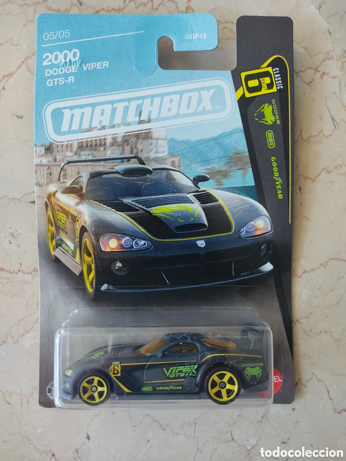 Coches a escala Matchbox: MATCHBOX 2000 DODGE VIPER GTS-R 5/5