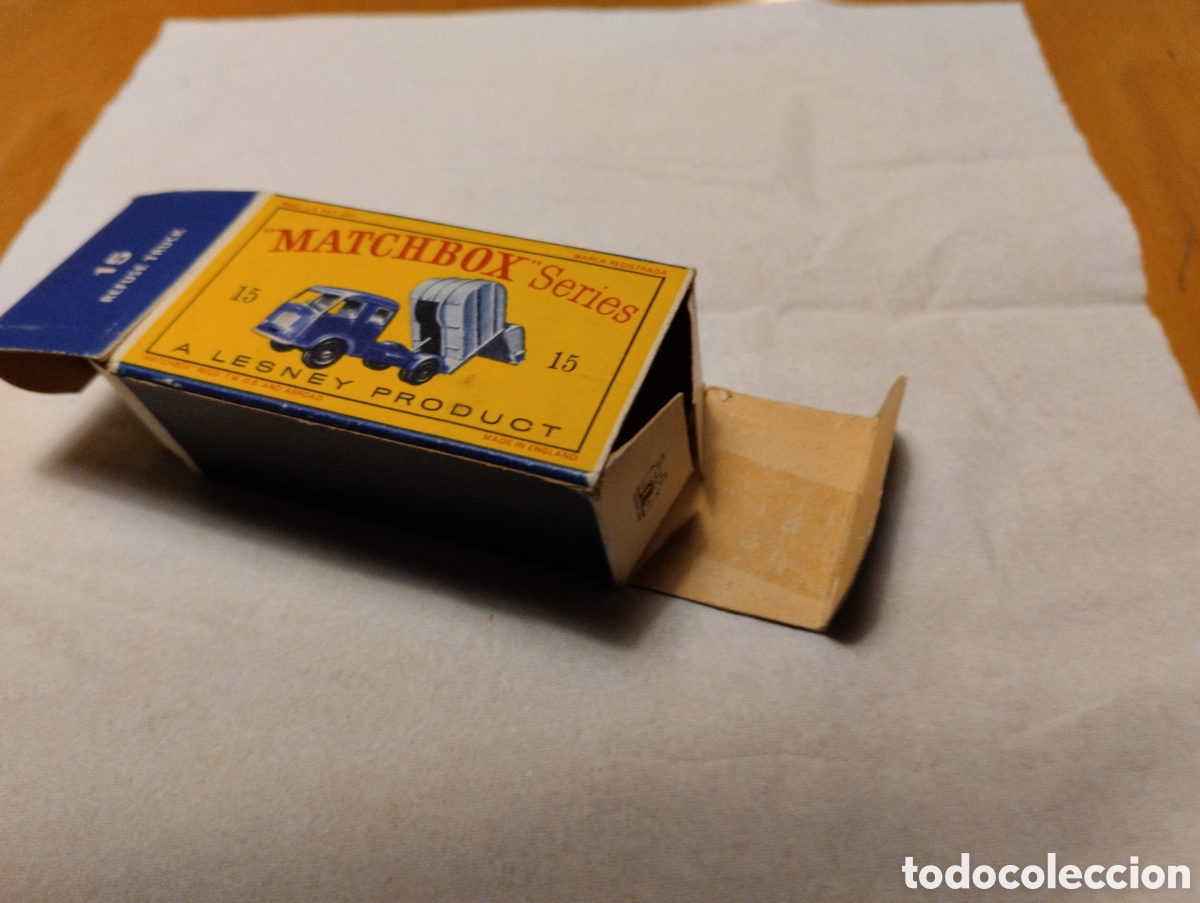 Coches a escala Matchbox: Matchbox caja vac&iacute;a n&uacute;m 15