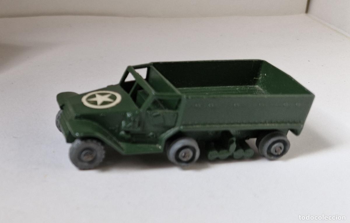 Carros em escala Matchbox: Lesney Matchbox 49 A M3 Personnel carrier, 1958 (2)