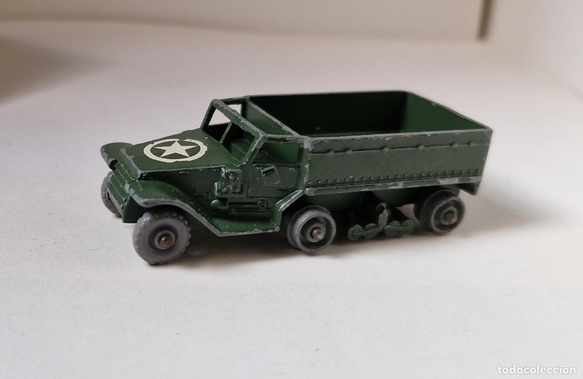 Carros em escala Matchbox: Lesney Matchbox 49 A M3 Personnel carrier, 1958 (5)
