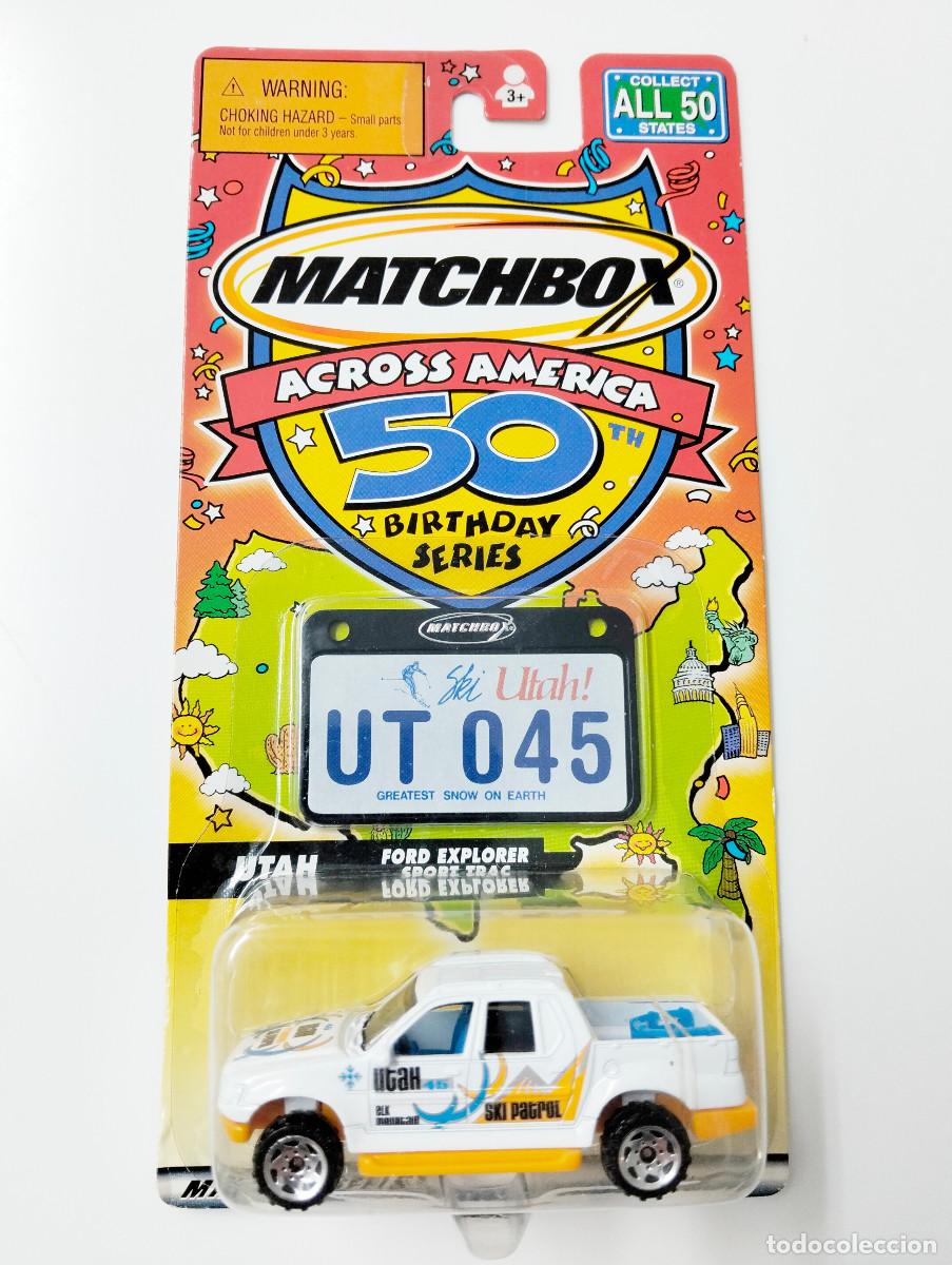 Coches a escala Matchbox: MATCHBOX 50TH A A MB485 B * 85 FORD EXPLORER SPORT TRAC