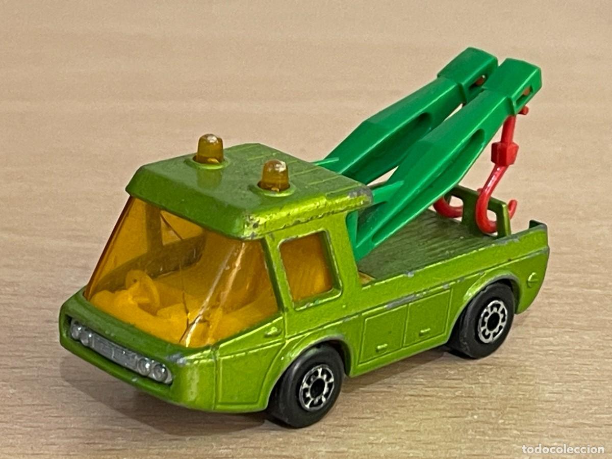 Voitures miniatures Matchbox: 205- Matchbox Lesney Superfast Toe Joe cami&oacute;n gr&uacute;a N&ordm; 74 1972 Made in England die-cast metal