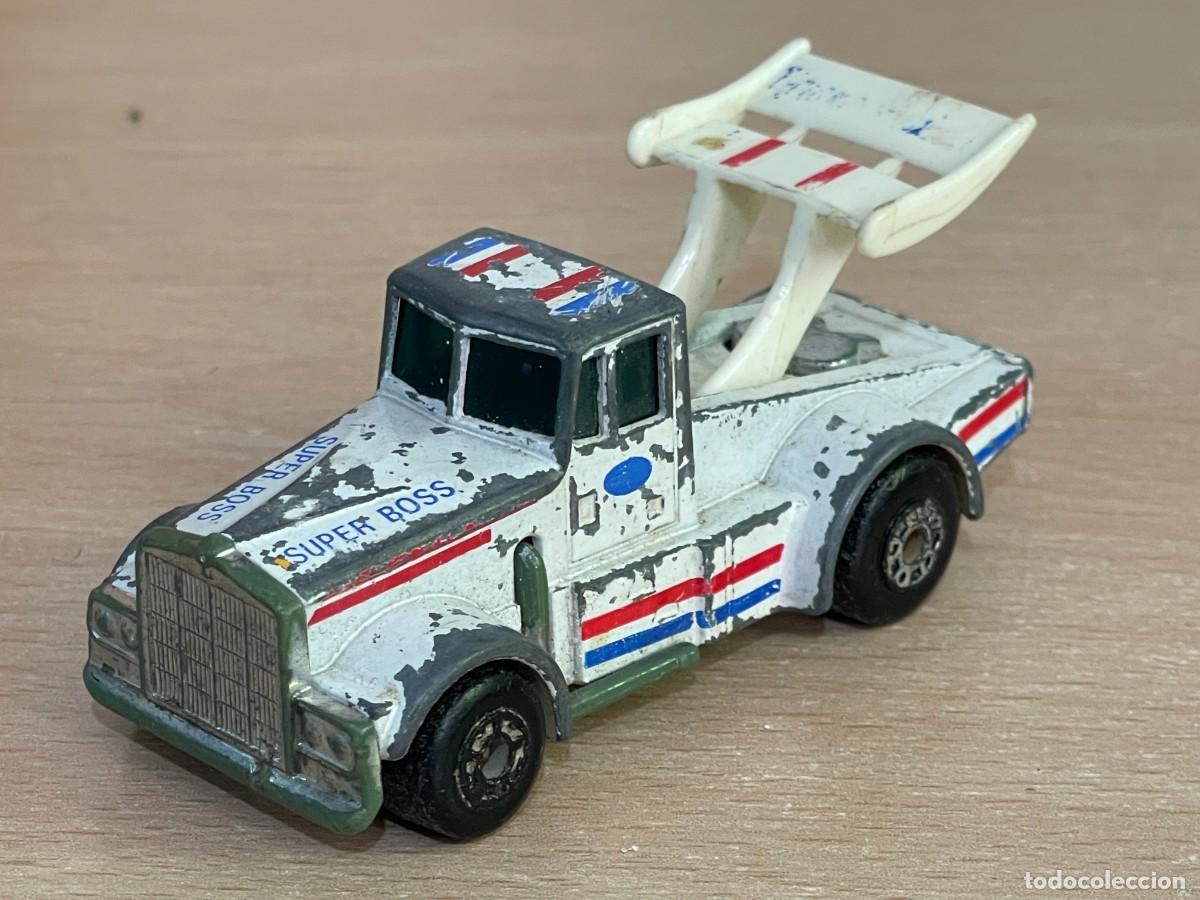 Voitures miniatures Matchbox: 206- Matchbox Lesney cami&oacute;n Kenworth Super Boss N&ordm; 66 1982 Made in Macau die-cast metal lorry truck