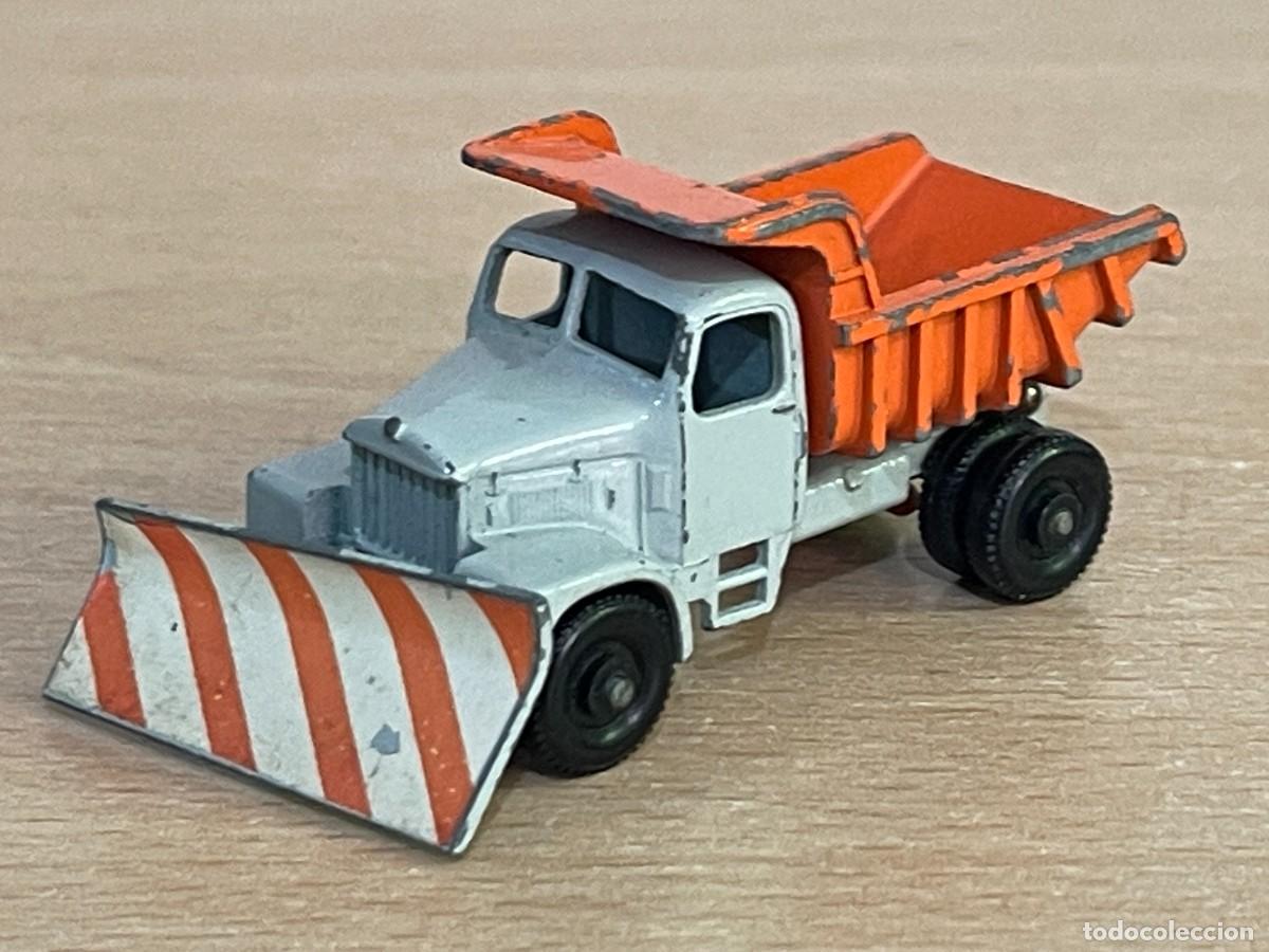 Voitures miniatures Matchbox: 208- Matchbox Lesney antiguo cami&oacute;n Quitanieves Scammell Snow Plough Ref. 16 a&ntilde;os 60 Made in England