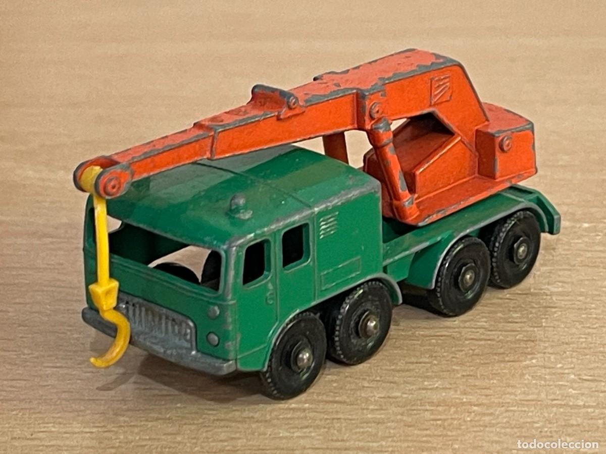 Voitures miniatures Matchbox: 209- Matchbox Lesney antiguo Cami&oacute;n Gr&uacute;a 8 Wheel Crane 8 ruedas N&ordm; 30 a&ntilde;os 60 Made in England