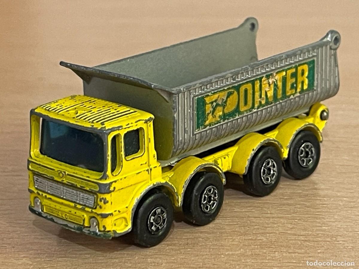 Voitures miniatures Matchbox: 213- Matchbox Lesney Cami&oacute;n 8 Wheel Tipper Ergomatic Cab POINTER N&ordm; 51 a&ntilde;o 1971 Made in England