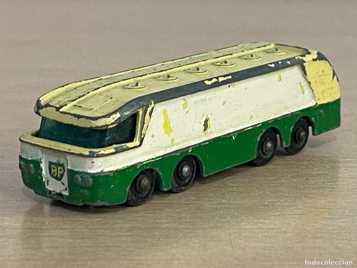 Model cars Matchbox: 224- Matchbox Lesney Camion BP Autotanker Major Pack N&ordm; 1 a&ntilde;os 60 Made in England die-cast metal