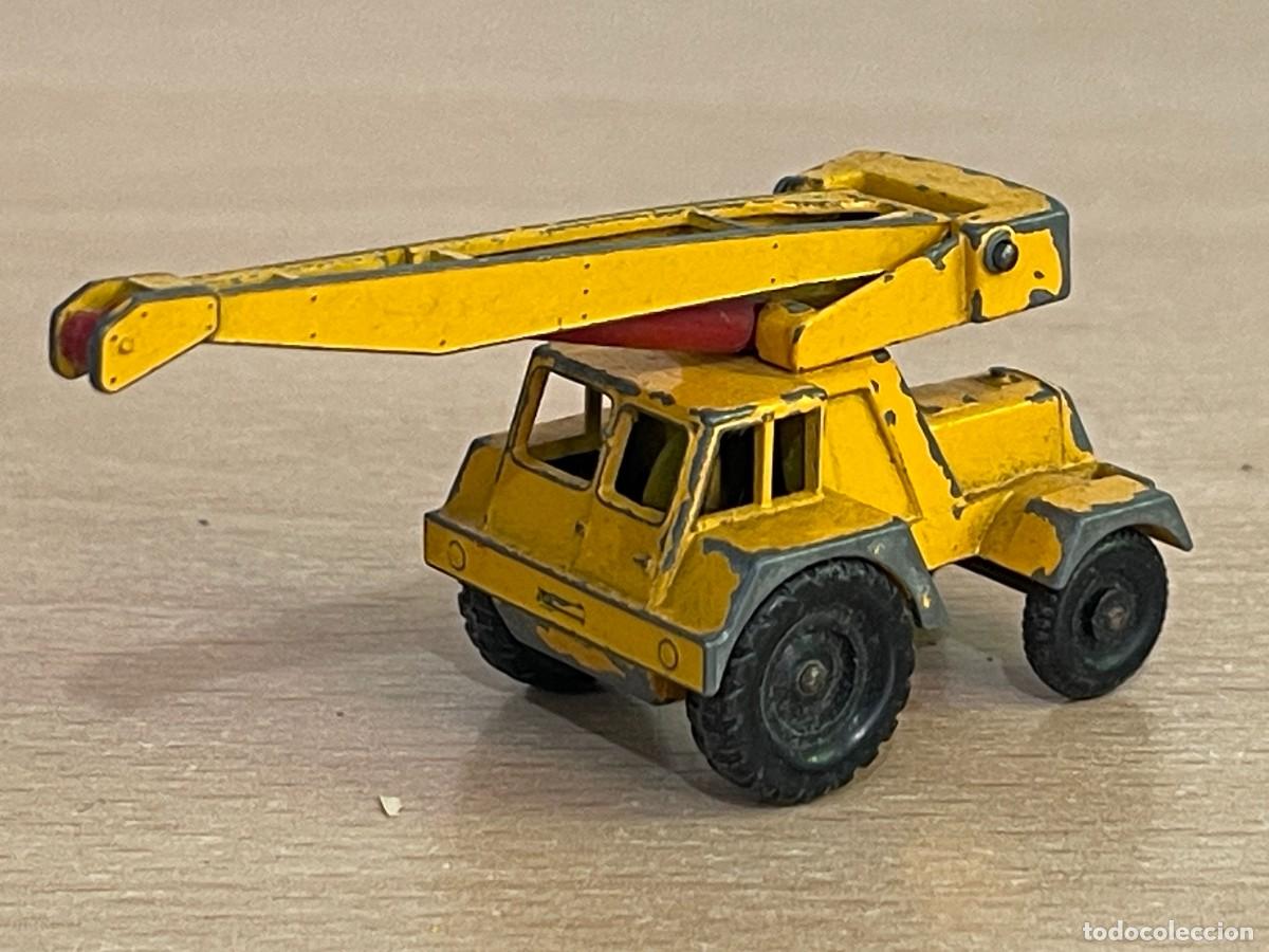 Coches a escala Matchbox: 229- Matchbox Lesney antigua gr&uacute;a Taylor Jumbo Crane N&ordm; 41 a&ntilde;os 50/60 Made in England die-cast metal