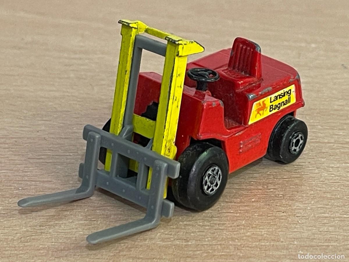 Coches a escala Matchbox: 230- Matchbox Lesney Superfast Fork Lift Truck N&ordm; 15 a&ntilde;o 1972 Made in England toro elevador