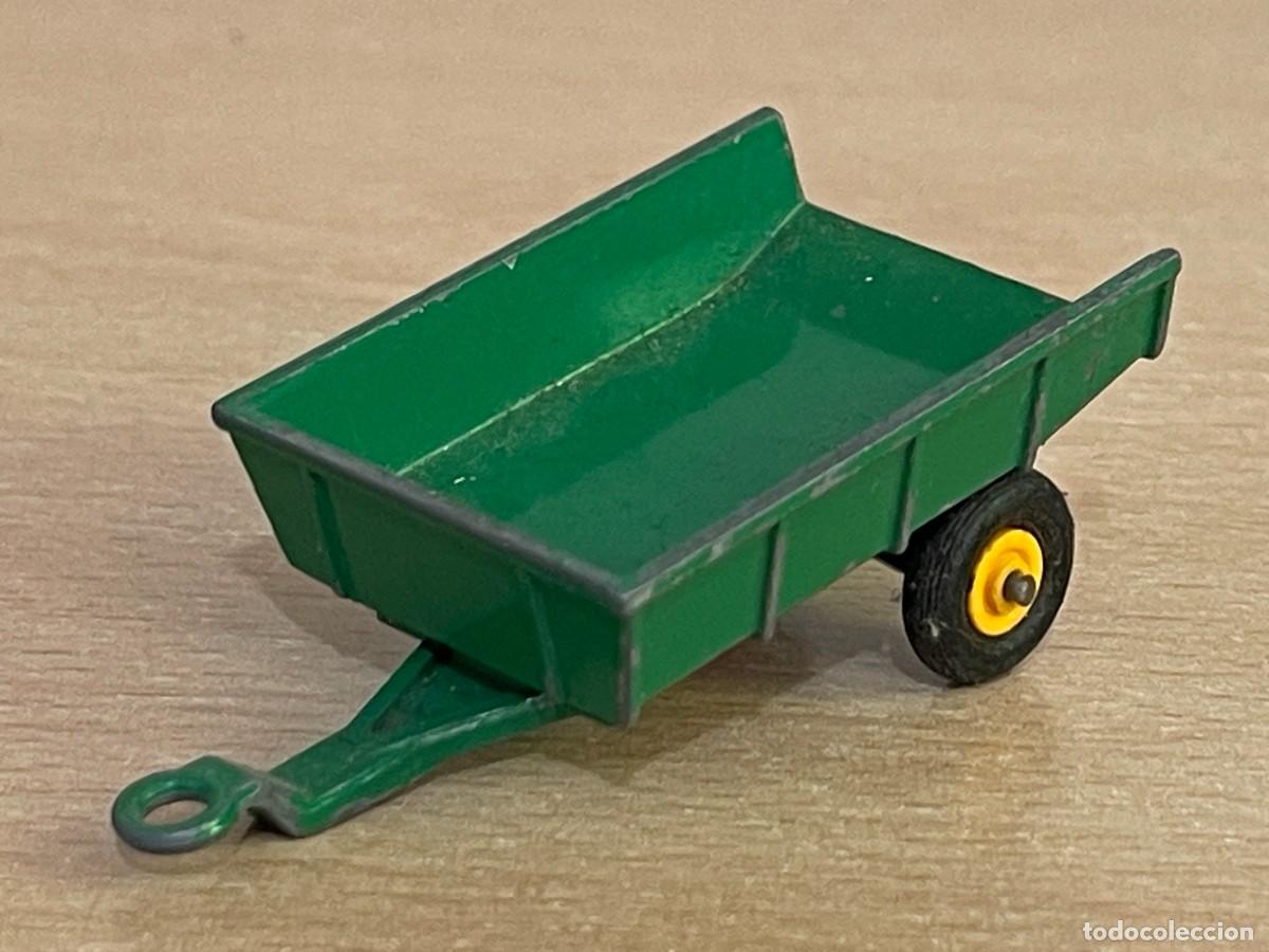 Coches a escala Matchbox: 232- Matchbox Lesney Remolque Trailer Tractor John Deere N&ordm; 51 a&ntilde;os 60 Made in England diecast metal