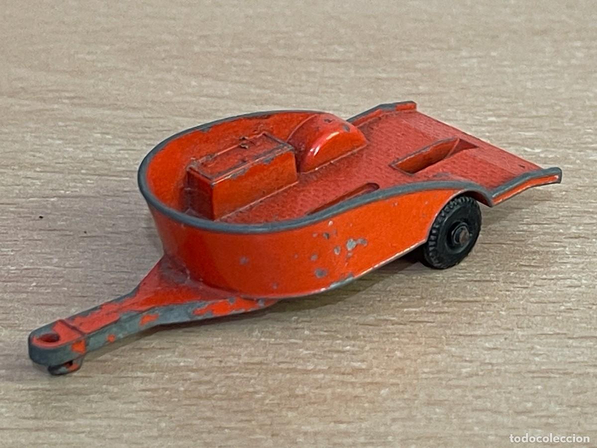 Coches a escala Matchbox: 233- Matchbox Lesney Remolque Honda M/Cycle Trailer N&ordm; 8 a&ntilde;os 60 Made in England diecast metal