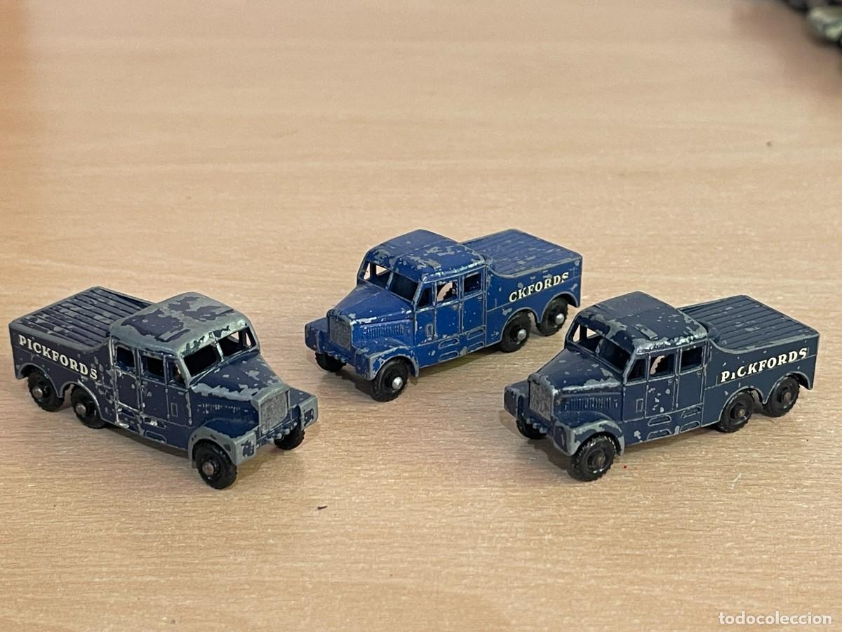 Auto in scala Matchbox: 240- Matchbox Lesney LOTE 3 Camiones Scammel 6x6 Tractor Pickfords N&ordm; 6 a&ntilde;os 60 Made in England