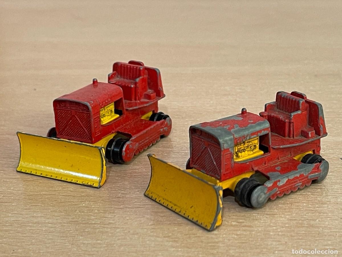 Auto in scala Matchbox: 245- Matchbox Lesney LOTE 2 excavadoras Case Tractor N&ordm; 16 a&ntilde;os 60 Made in England die-cast metal