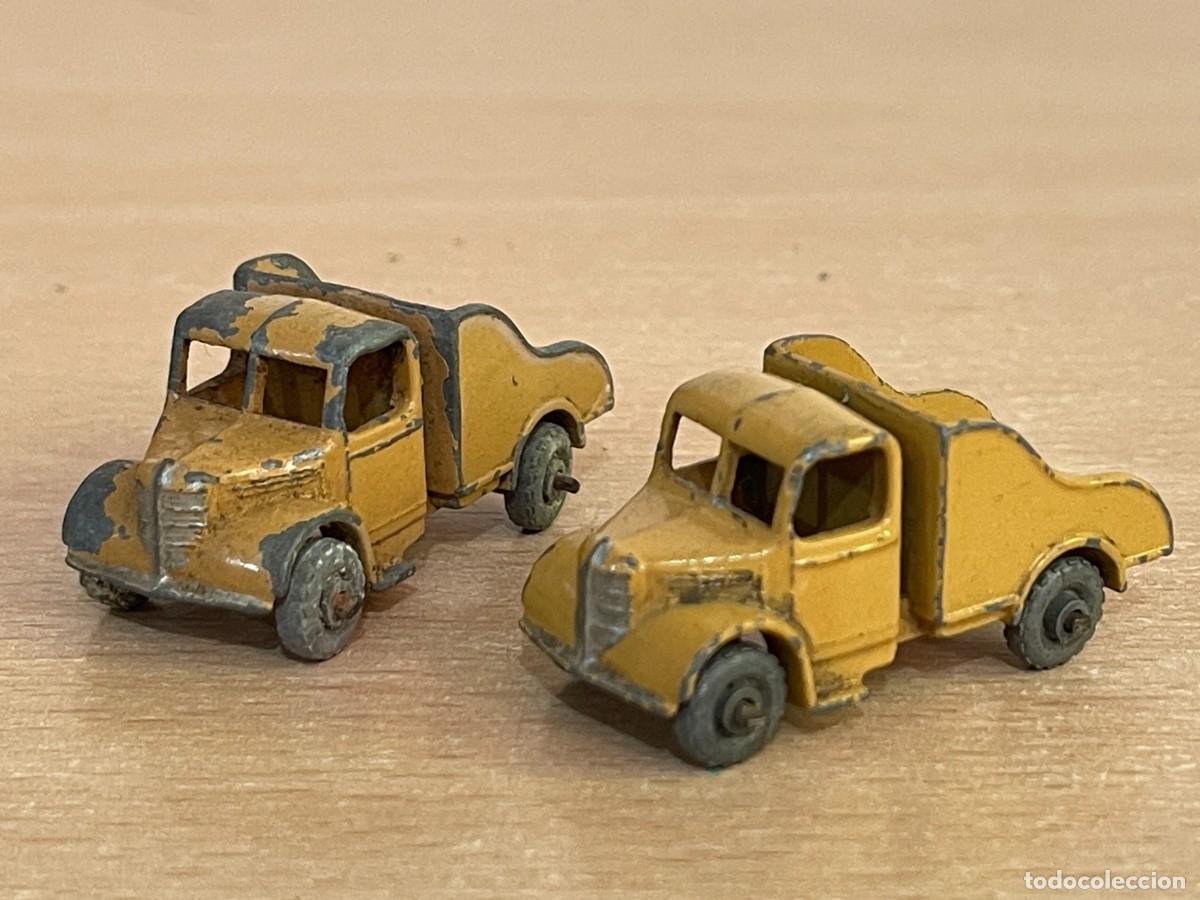 Auto in scala Matchbox: 253- Matchbox Lesney Moko LOTE 2 antiguos Camiones Gr&uacute;a Bedford Wreck Truck N&ordm; 13 a&ntilde;os 50 England
