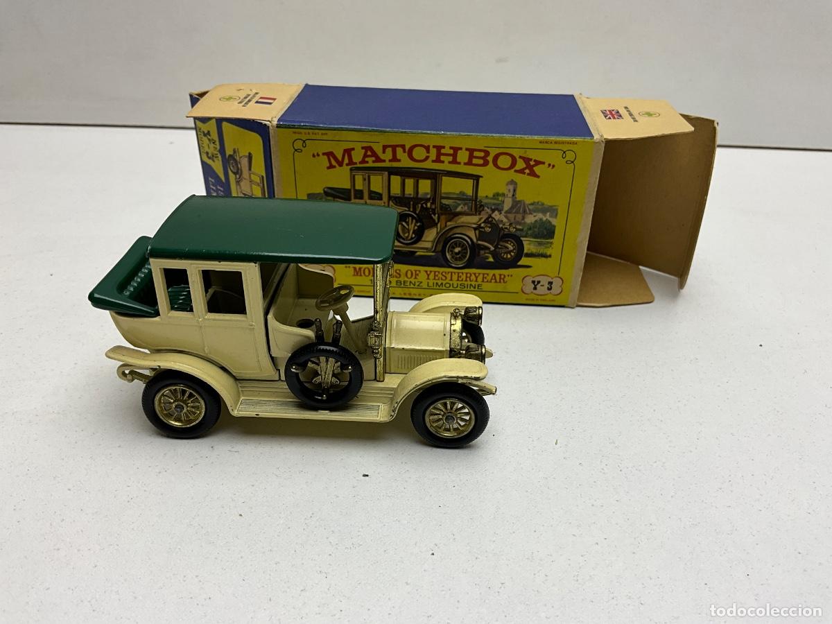 Modellautos Matchbox: COCHES MATCHBOX MODELS OF YESTERYEAR - BENZ LIMOUSINE 1910 - Y - 3 - A LESNEY - MADE IN ENGLAND