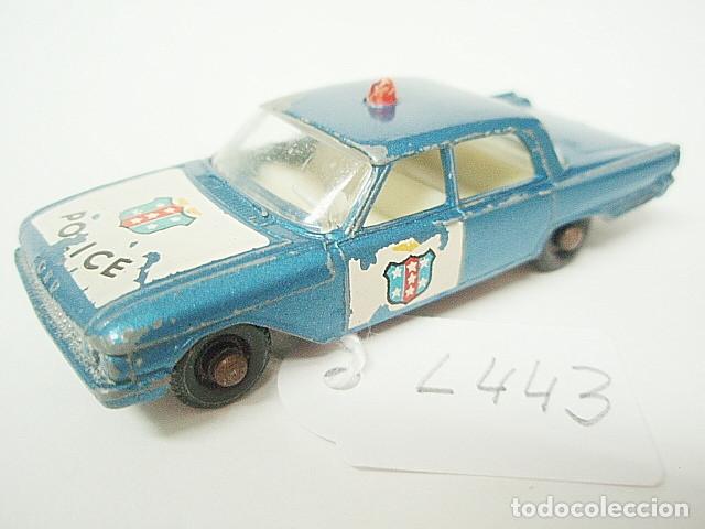 Coches a escala Matchbox: MATCHBOX RW 55 B FORD FAIRLANE POLICE CAR L 443