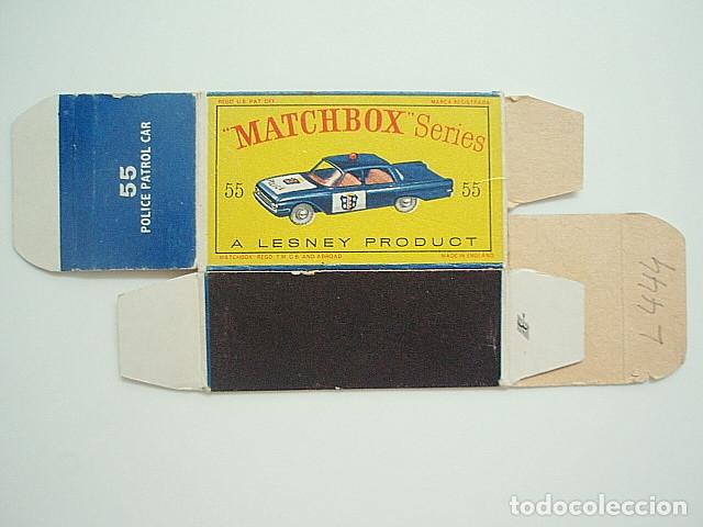 Coches a escala Matchbox: MATCHBOX RW 55 B FORD FAIRLANE POLICE CAR L 444