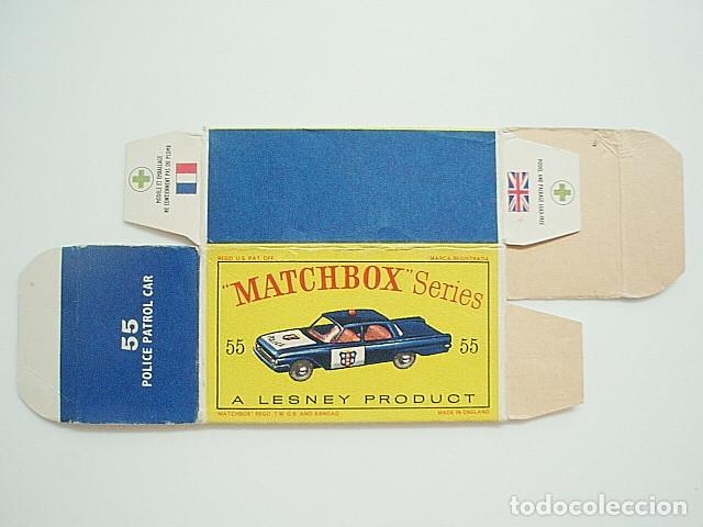 Coches a escala Matchbox: MATCHBOX RW 55 B FORD FAIRLANE POLICE CAR L 445