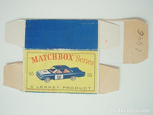 Coches a escala Matchbox: MATCHBOX RW 55 B FORD FAIRLANE POLICE CAR L 446