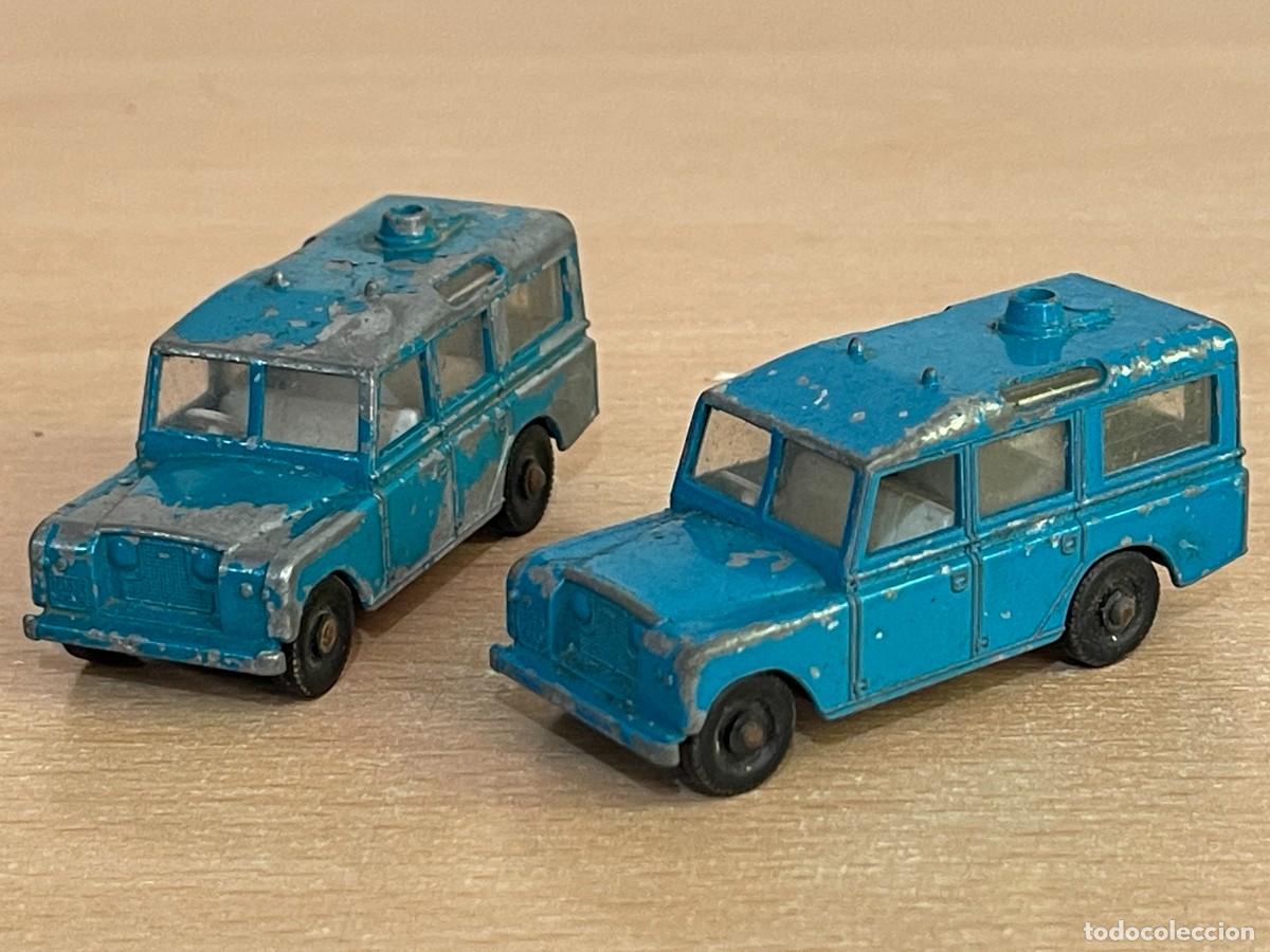 Voitures miniatures Matchbox: 260- Matchbox Lesney LOTE 2 Land Rover Safari azul N&ordm; 12 a&ntilde;os 60 Made in England die-cast metal