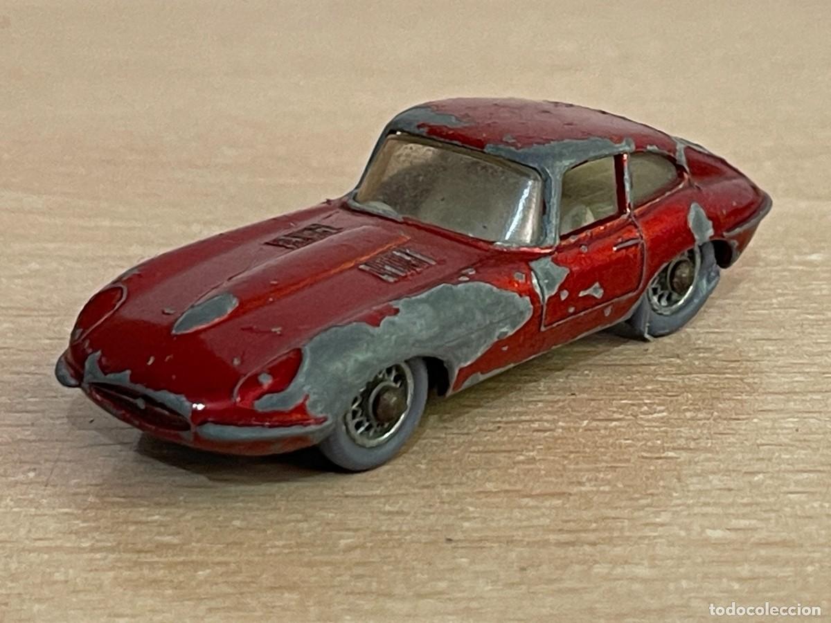 Coches a escala Matchbox: 272- Matchbox Lesney coche E Type Jaguar N&ordm; 32 a&ntilde;os 60 Made in England die-cast metal car