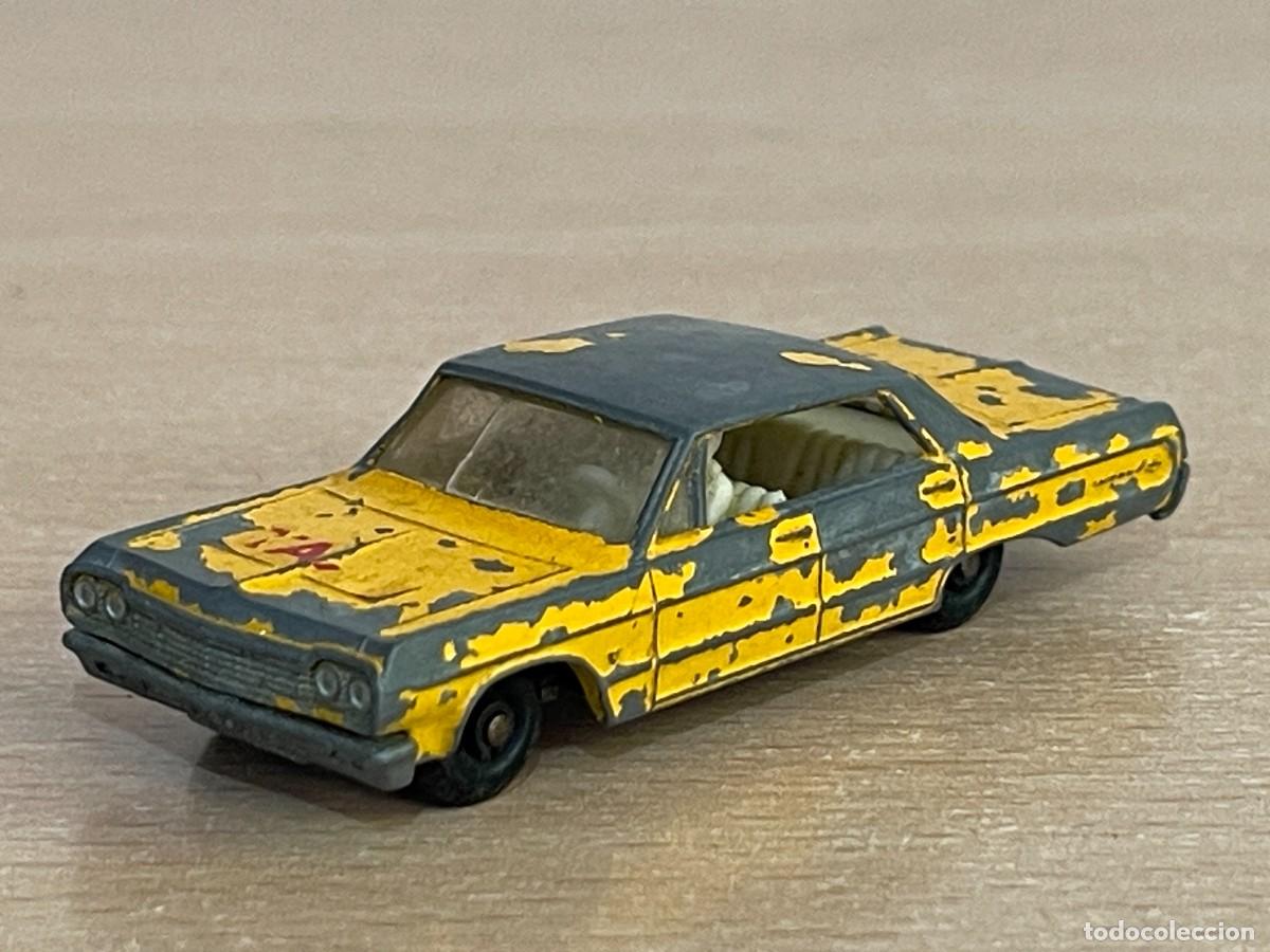Voitures miniatures Matchbox: 276- Matchbox Lesney Chevrolet Impala Taxi antiguo coche N&ordm; 20 a&ntilde;os 60 Made in England diecast metal